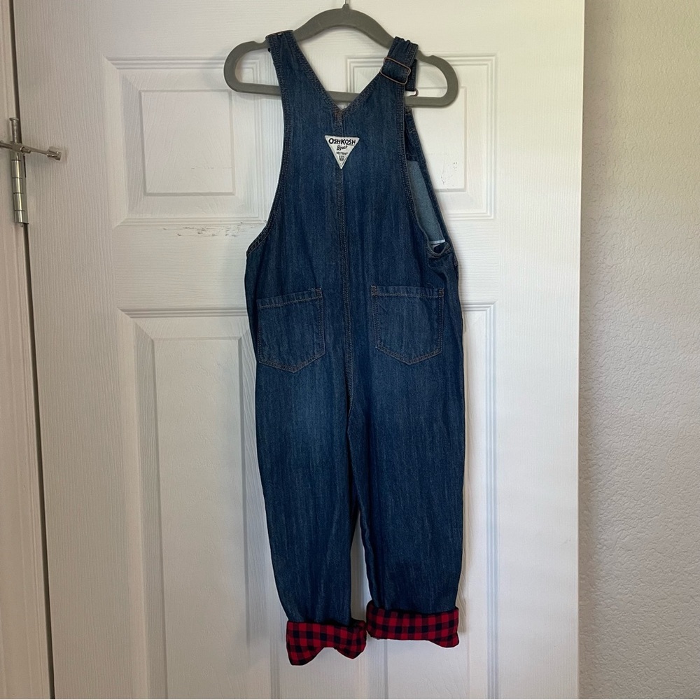 OshKosh B'gosh Blue Classic Denim Overalls - Picture 2 of 4